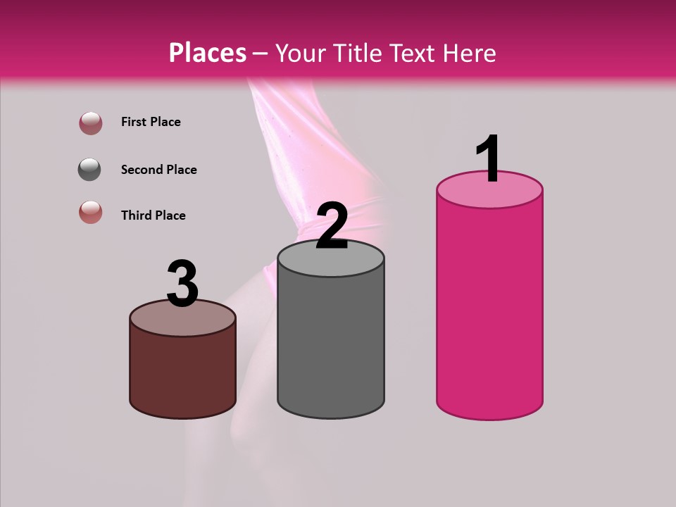 Dark Girl Woman PowerPoint Template