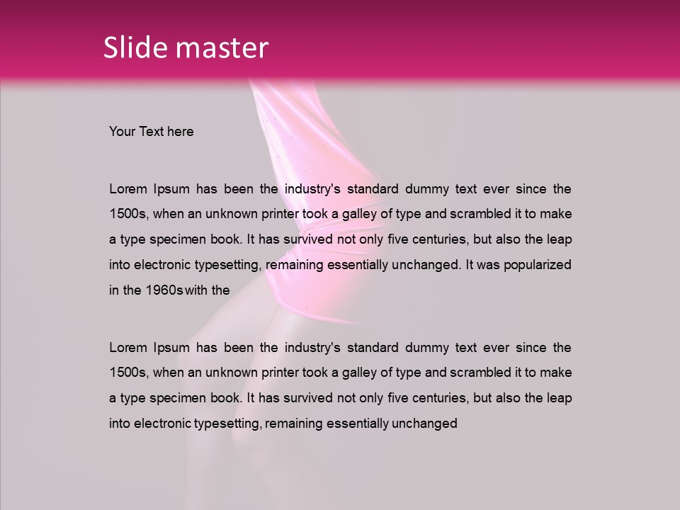 Dark Girl Woman PowerPoint Template