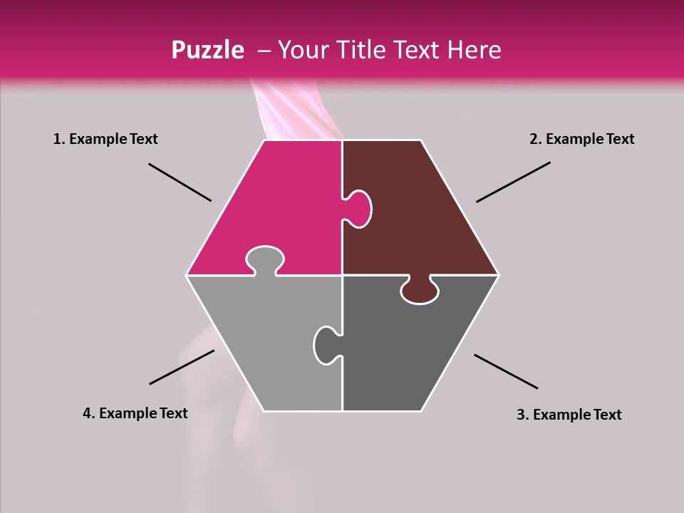 Dark Girl Woman PowerPoint Template