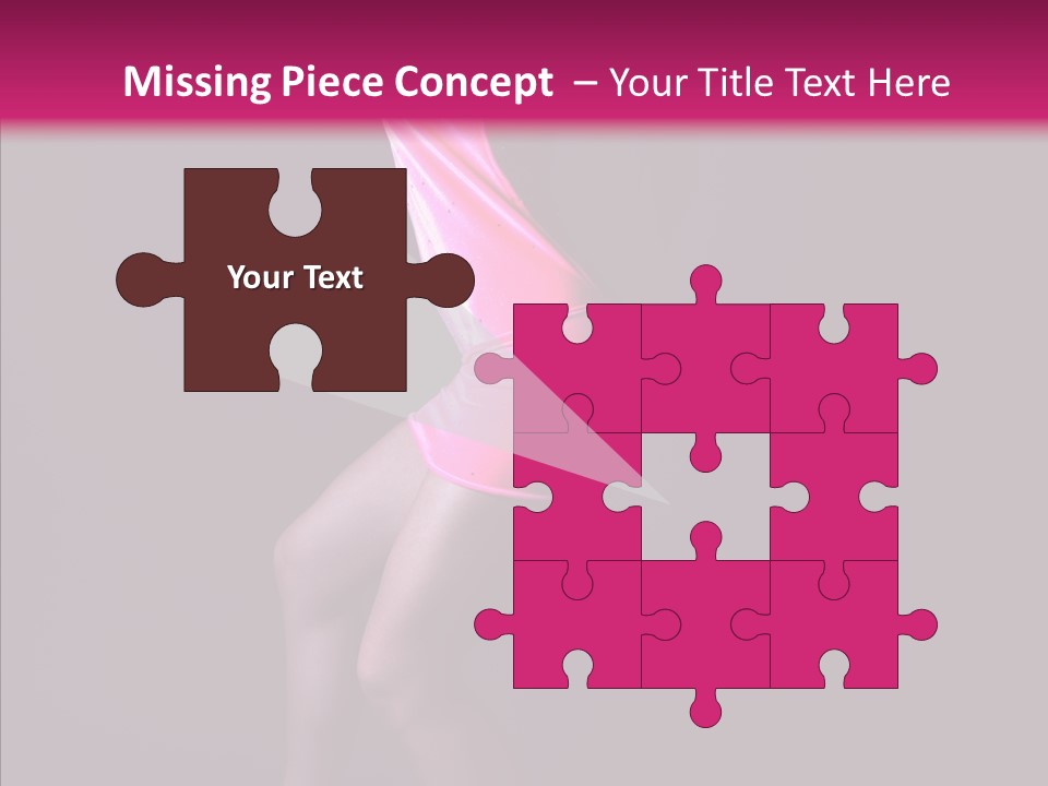 Dark Girl Woman PowerPoint Template