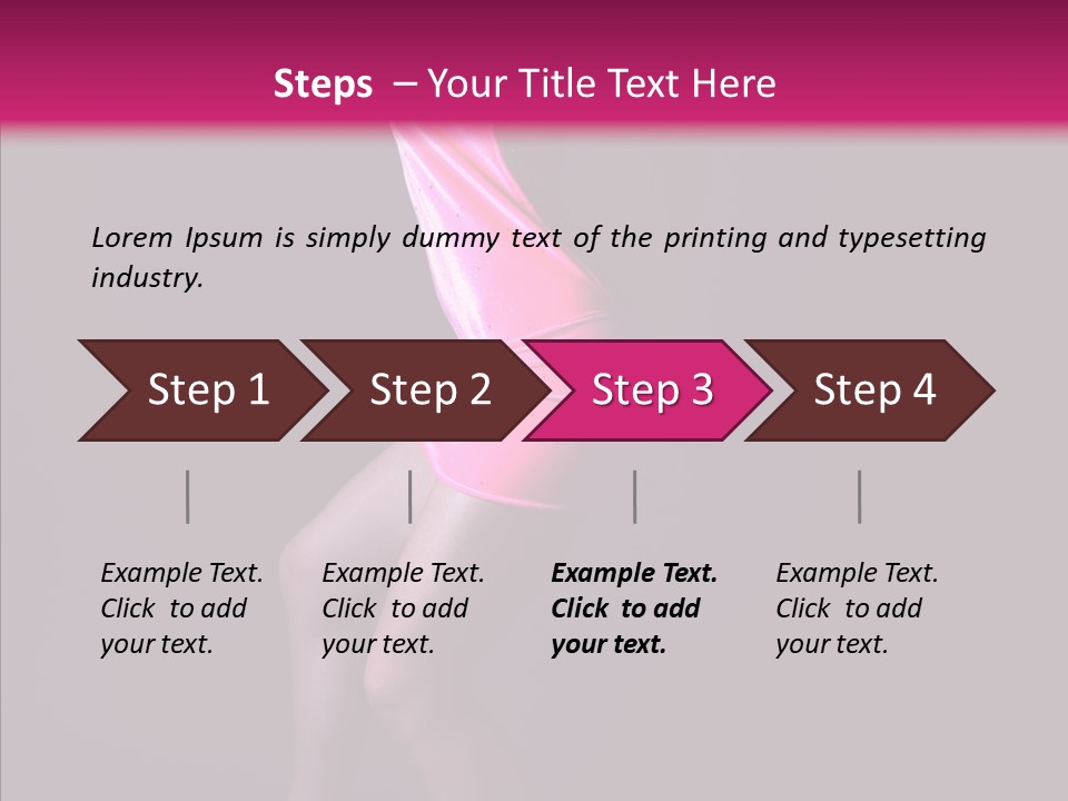 Dark Girl Woman PowerPoint Template