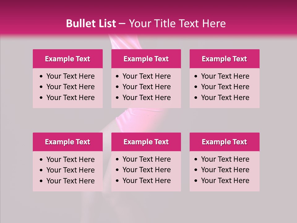 Dark Girl Woman PowerPoint Template