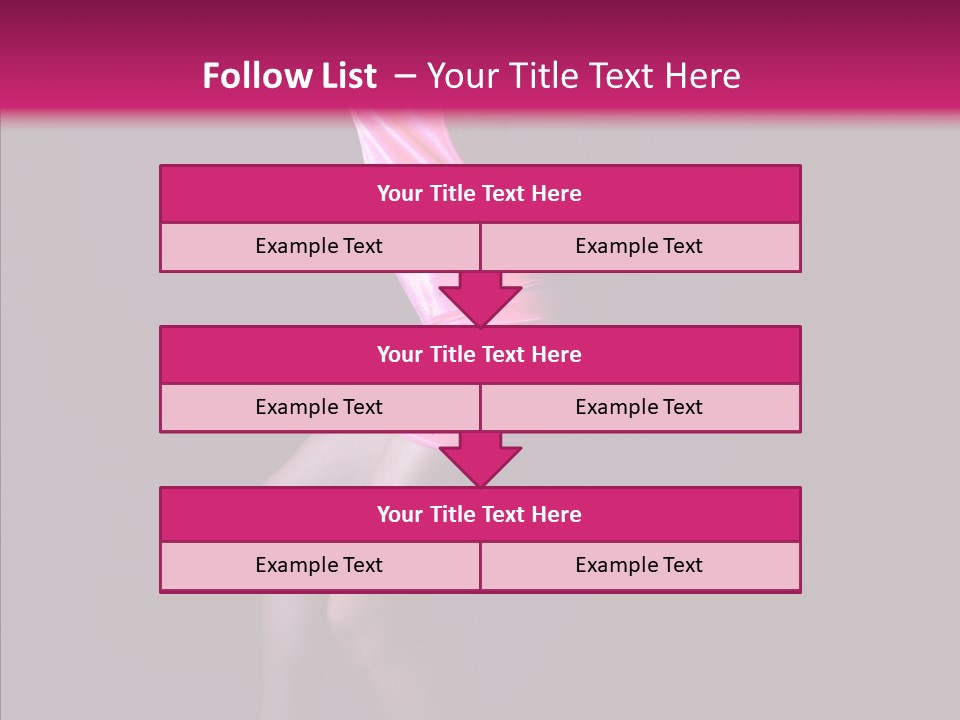 Dark Girl Woman PowerPoint Template