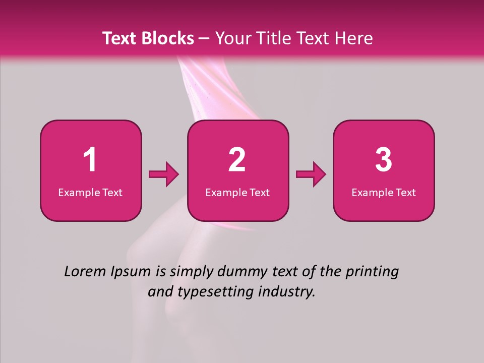 Dark Girl Woman PowerPoint Template