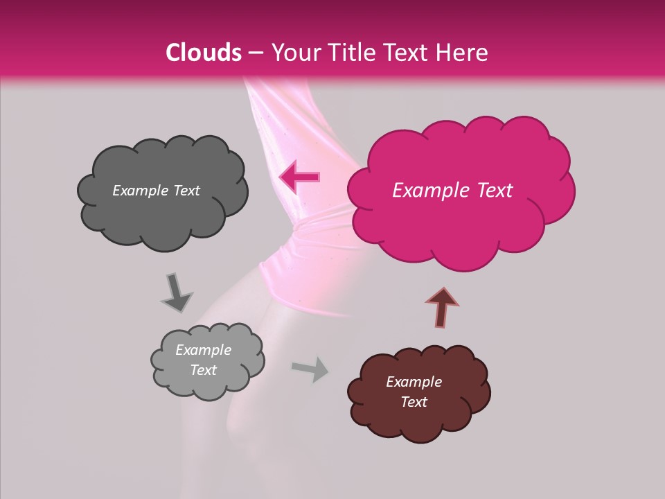 Dark Girl Woman PowerPoint Template