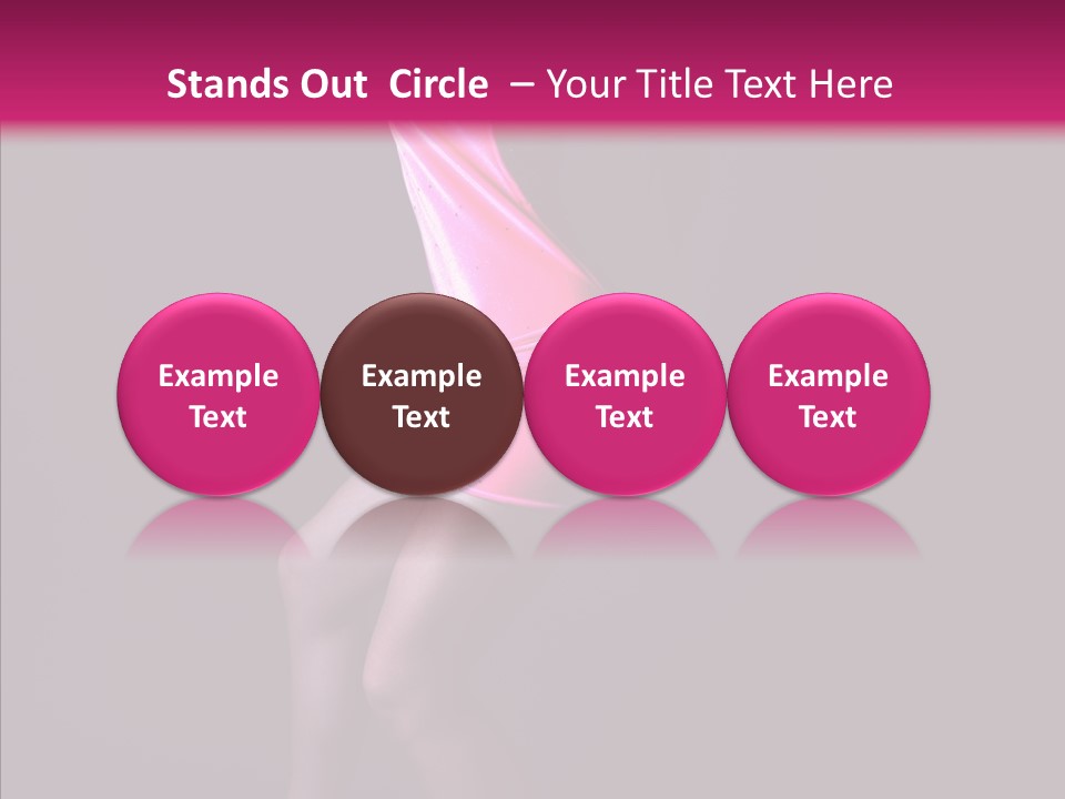 Dark Girl Woman PowerPoint Template