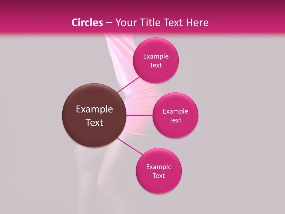 Dark Girl Woman PowerPoint Template