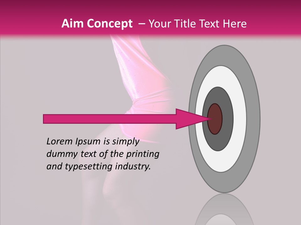 Dark Girl Woman PowerPoint Template