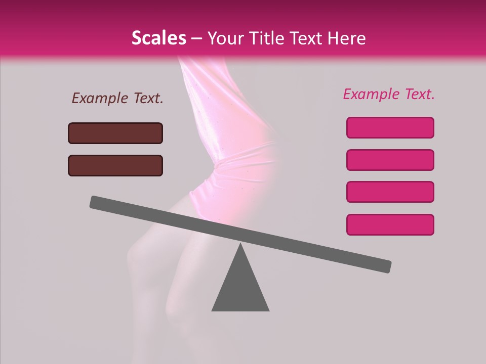 Dark Girl Woman PowerPoint Template