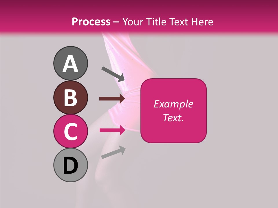 Dark Girl Woman PowerPoint Template