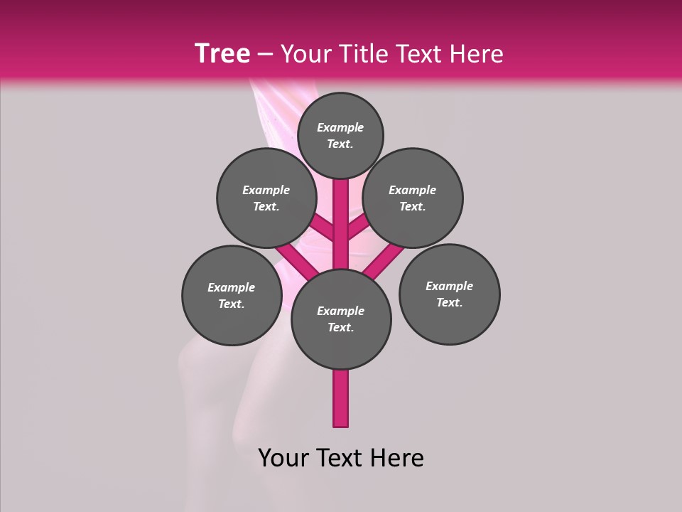 Dark Girl Woman PowerPoint Template