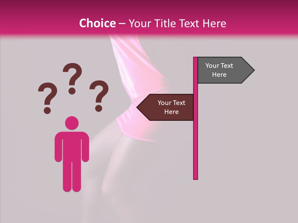 Dark Girl Woman PowerPoint Template