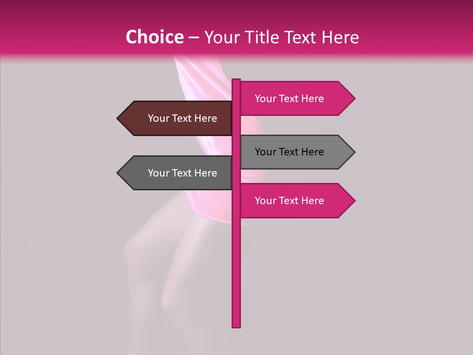 Dark Girl Woman PowerPoint Template