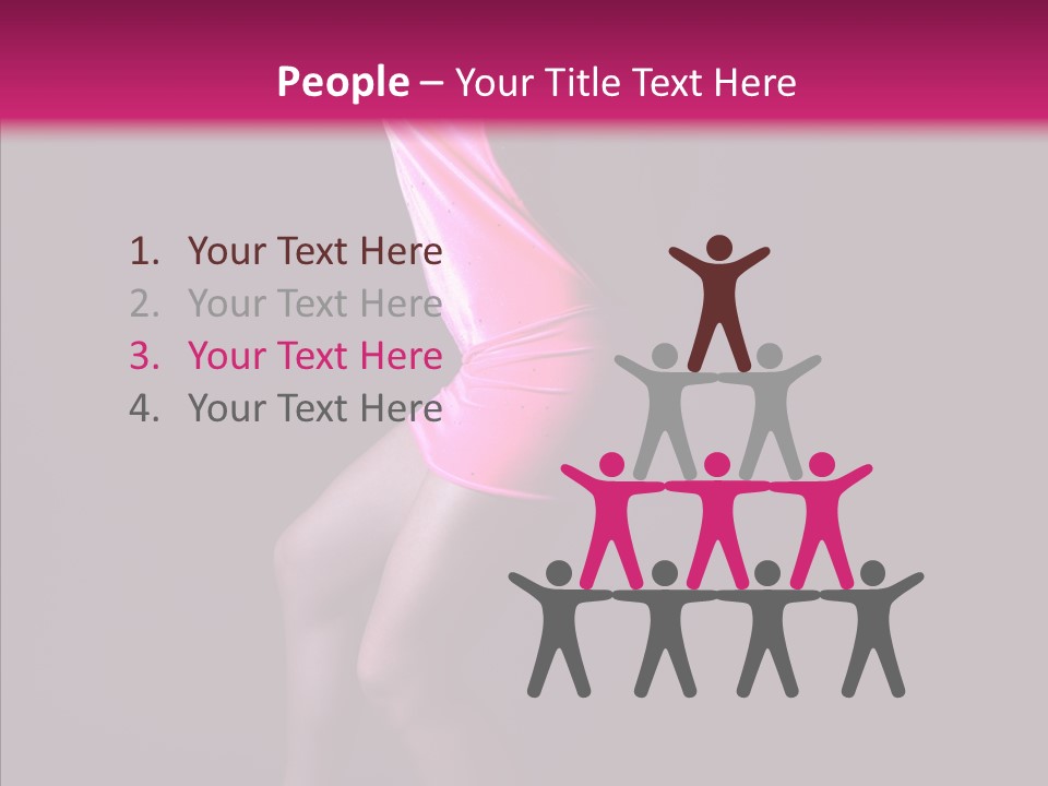 Dark Girl Woman PowerPoint Template