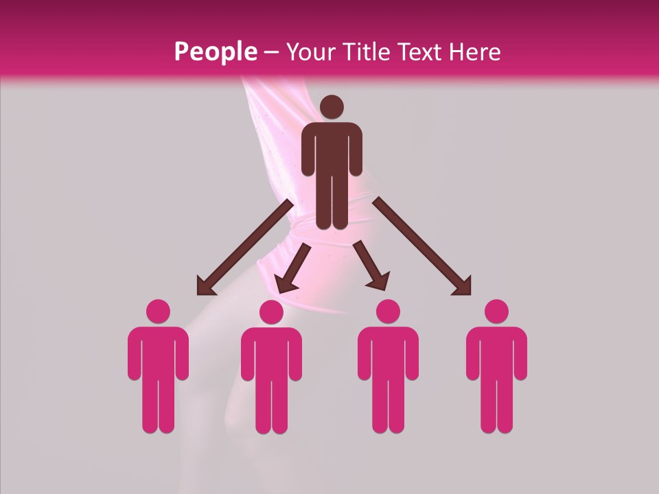 Dark Girl Woman PowerPoint Template