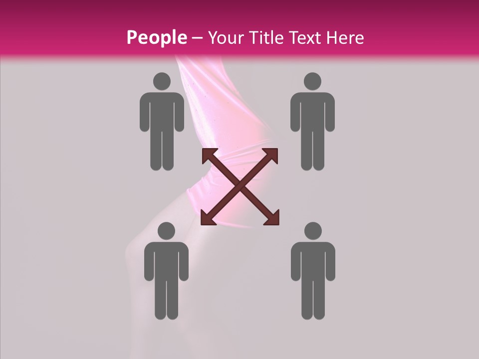 Dark Girl Woman PowerPoint Template