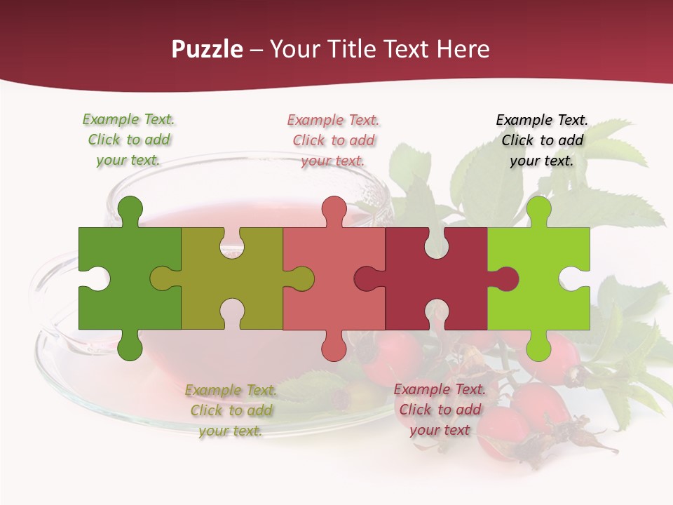 Macro Berry Natural PowerPoint Template