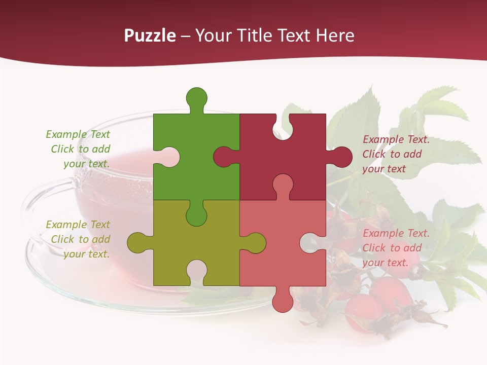 Macro Berry Natural PowerPoint Template