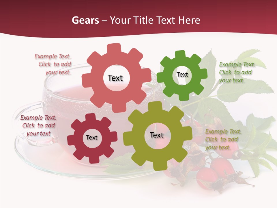 Macro Berry Natural PowerPoint Template