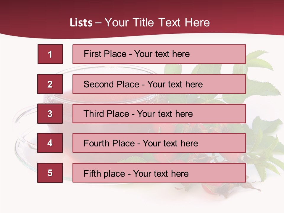 Macro Berry Natural PowerPoint Template