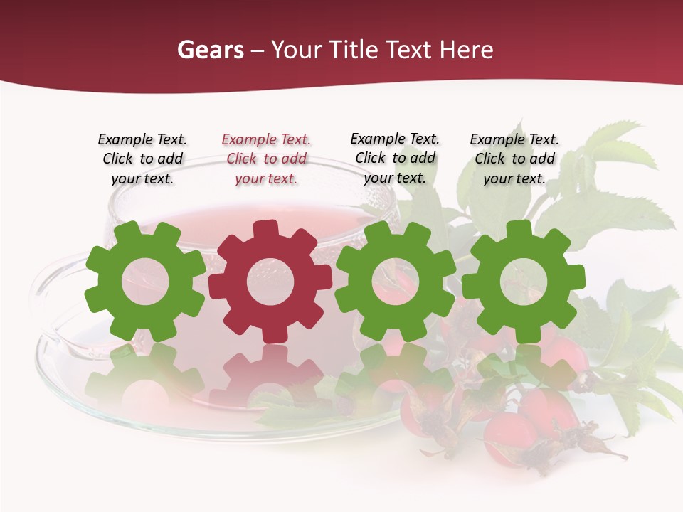 Macro Berry Natural PowerPoint Template