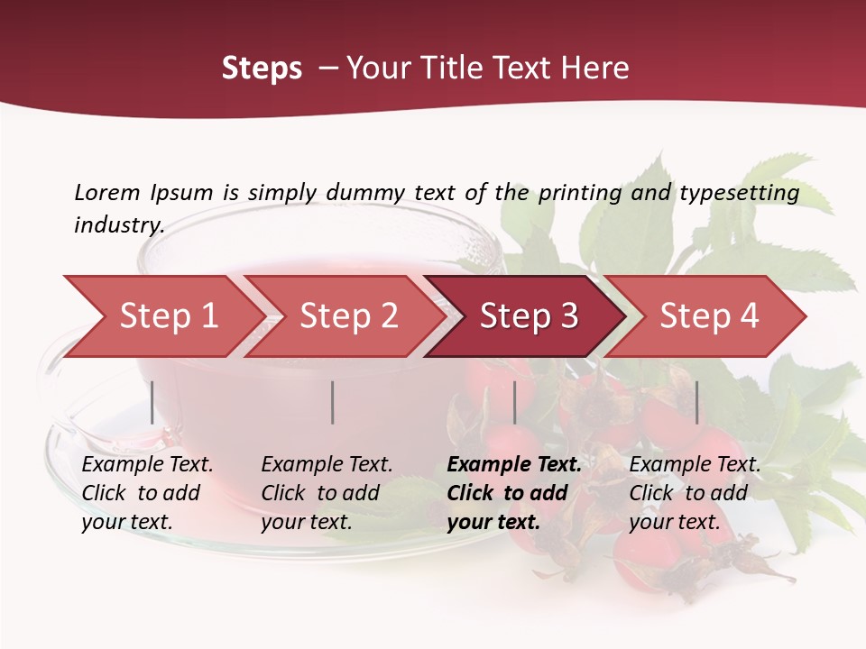 Macro Berry Natural PowerPoint Template