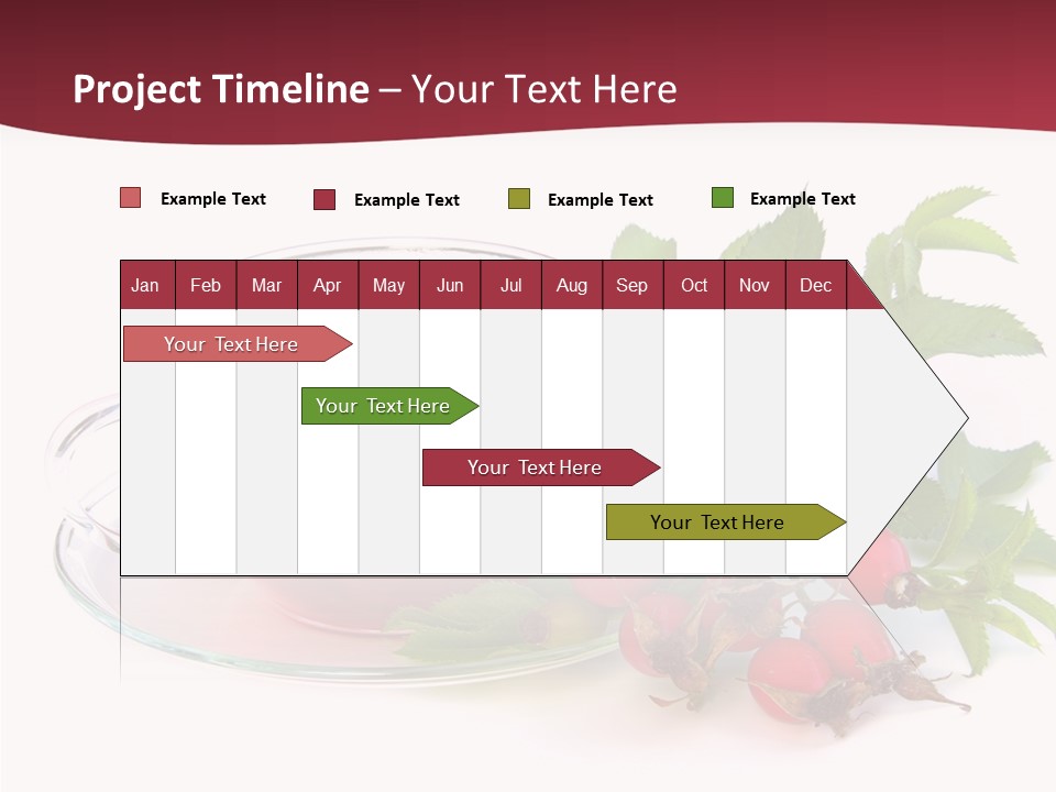 Macro Berry Natural PowerPoint Template