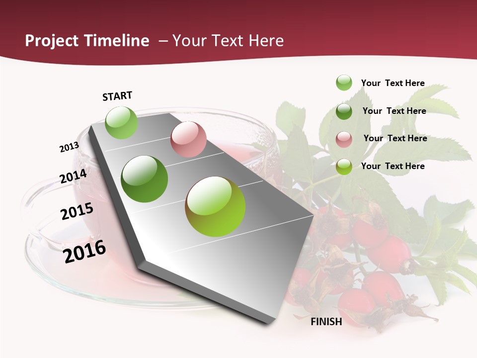 Macro Berry Natural PowerPoint Template