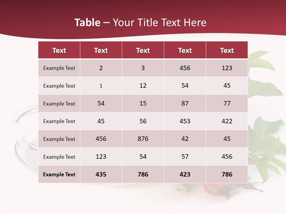 Macro Berry Natural PowerPoint Template