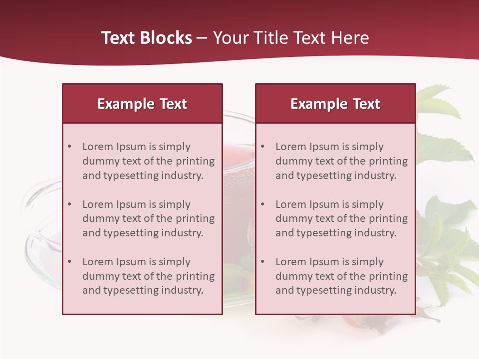 Macro Berry Natural PowerPoint Template