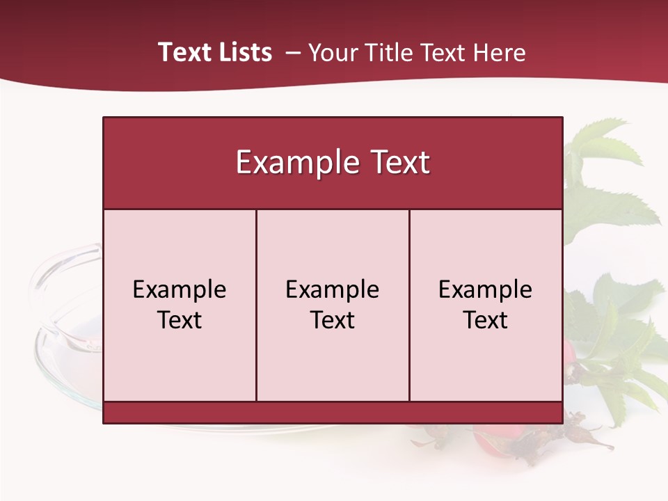 Macro Berry Natural PowerPoint Template