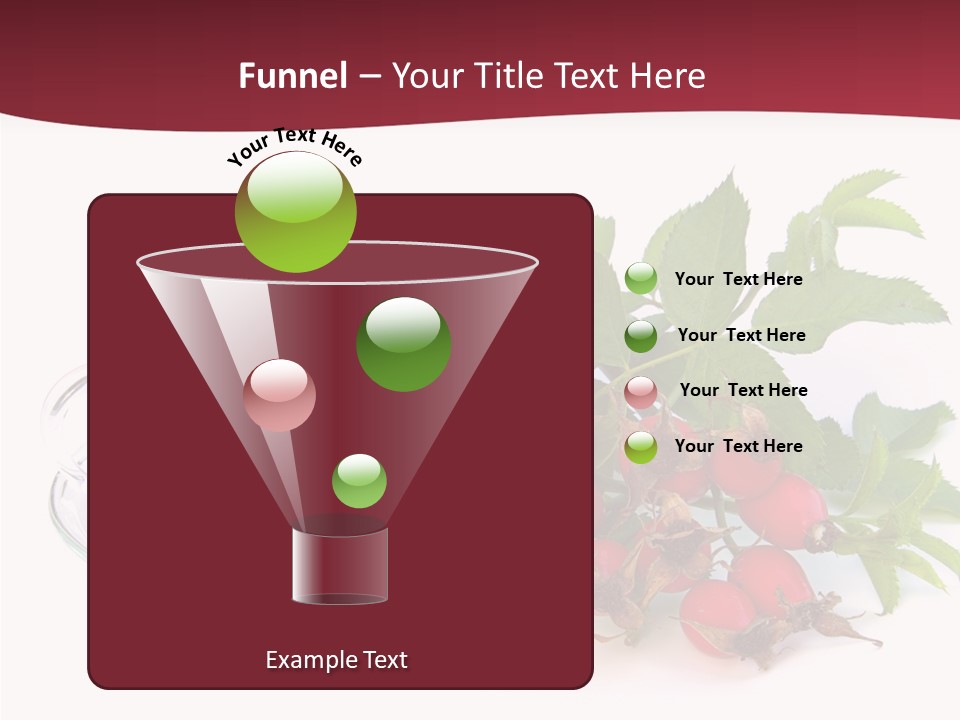 Macro Berry Natural PowerPoint Template