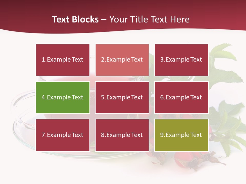 Macro Berry Natural PowerPoint Template