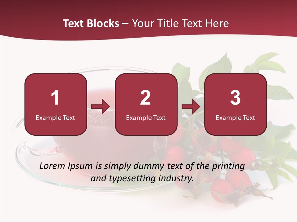 Macro Berry Natural PowerPoint Template
