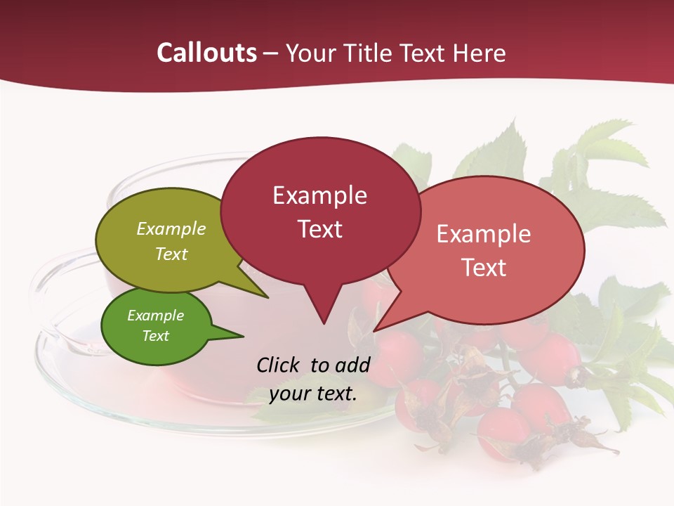 Macro Berry Natural PowerPoint Template