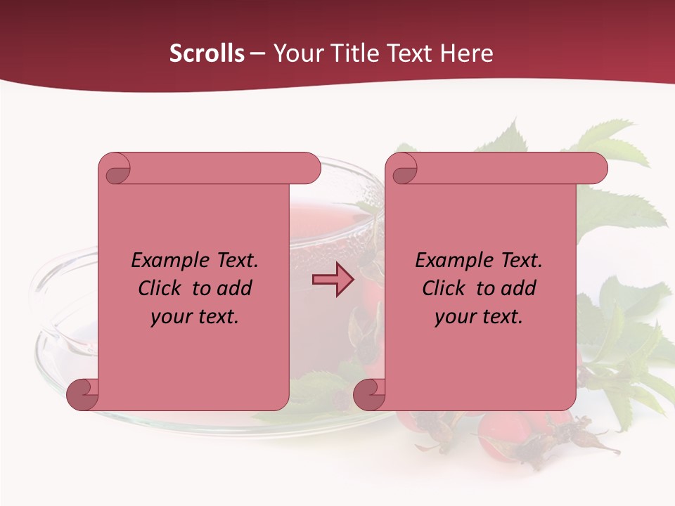 Macro Berry Natural PowerPoint Template