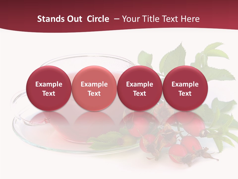 Macro Berry Natural PowerPoint Template