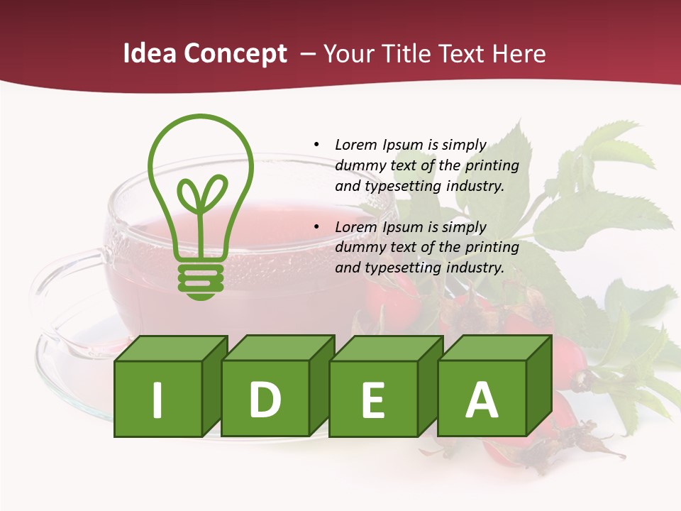 Macro Berry Natural PowerPoint Template