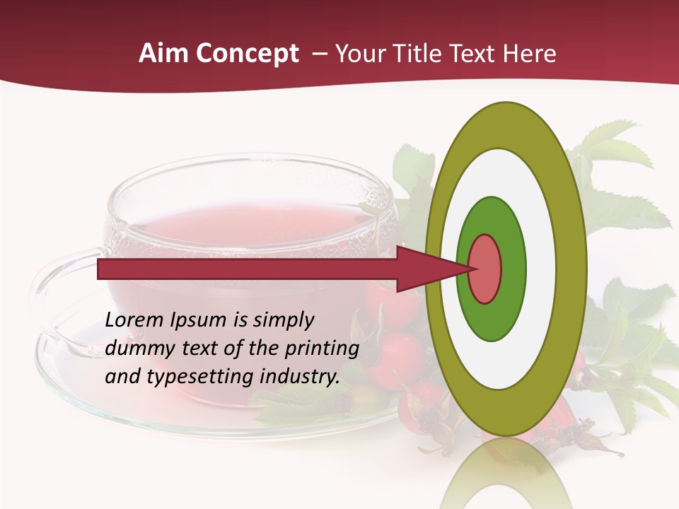 Macro Berry Natural PowerPoint Template