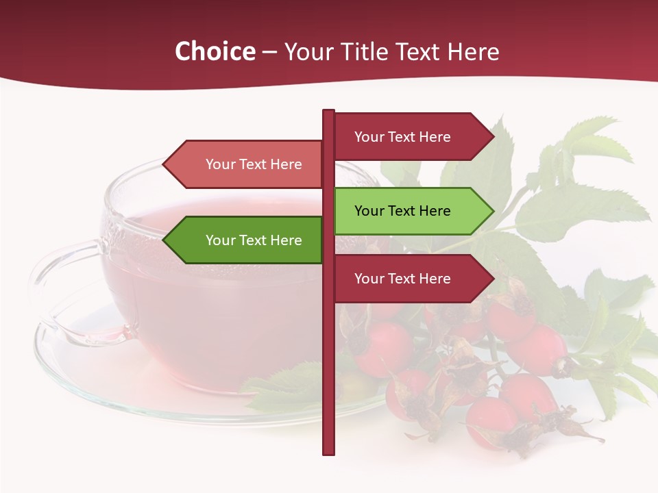 Macro Berry Natural PowerPoint Template