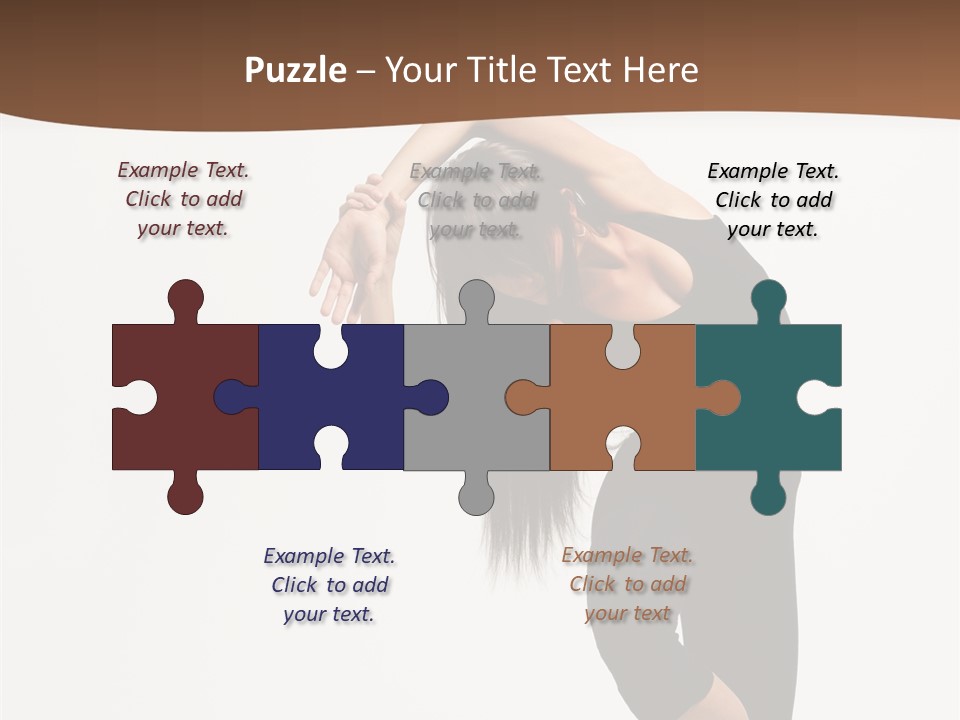 Beautiful Girl Stunt PowerPoint Template