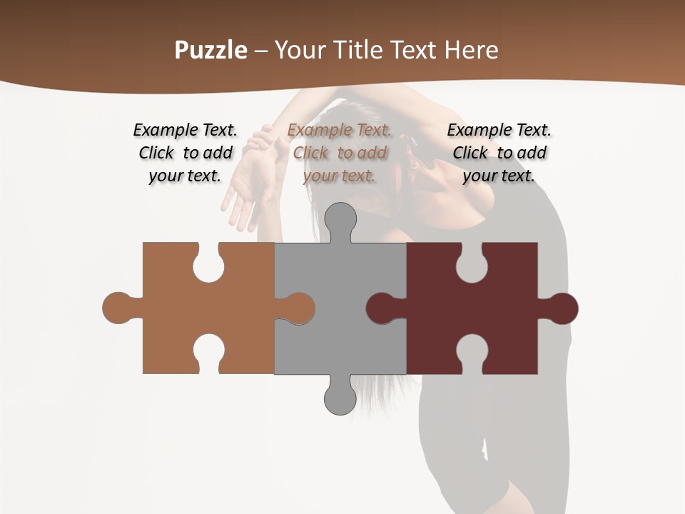 Beautiful Girl Stunt PowerPoint Template