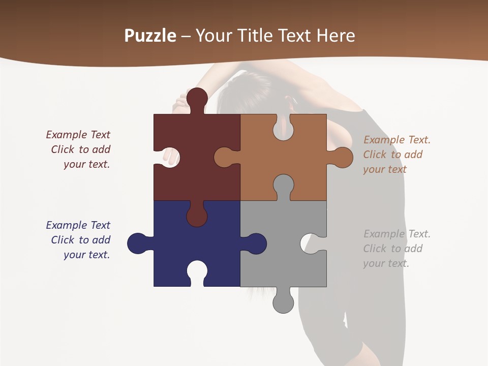 Beautiful Girl Stunt PowerPoint Template