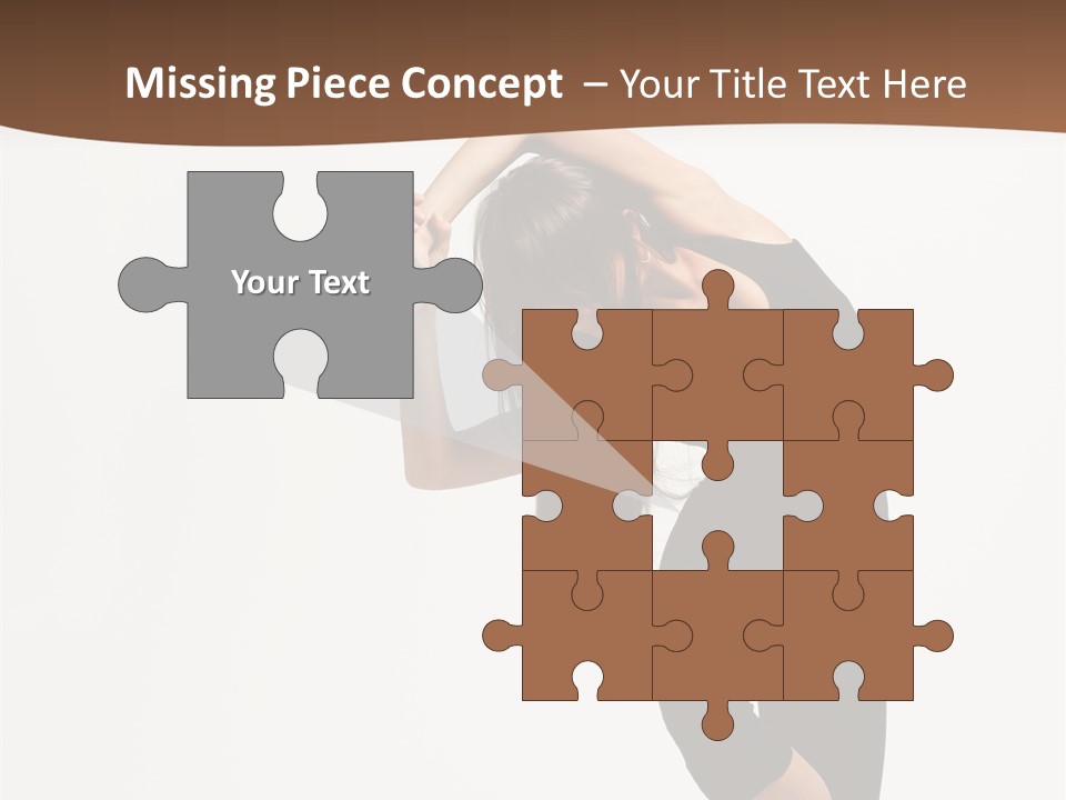 Beautiful Girl Stunt PowerPoint Template