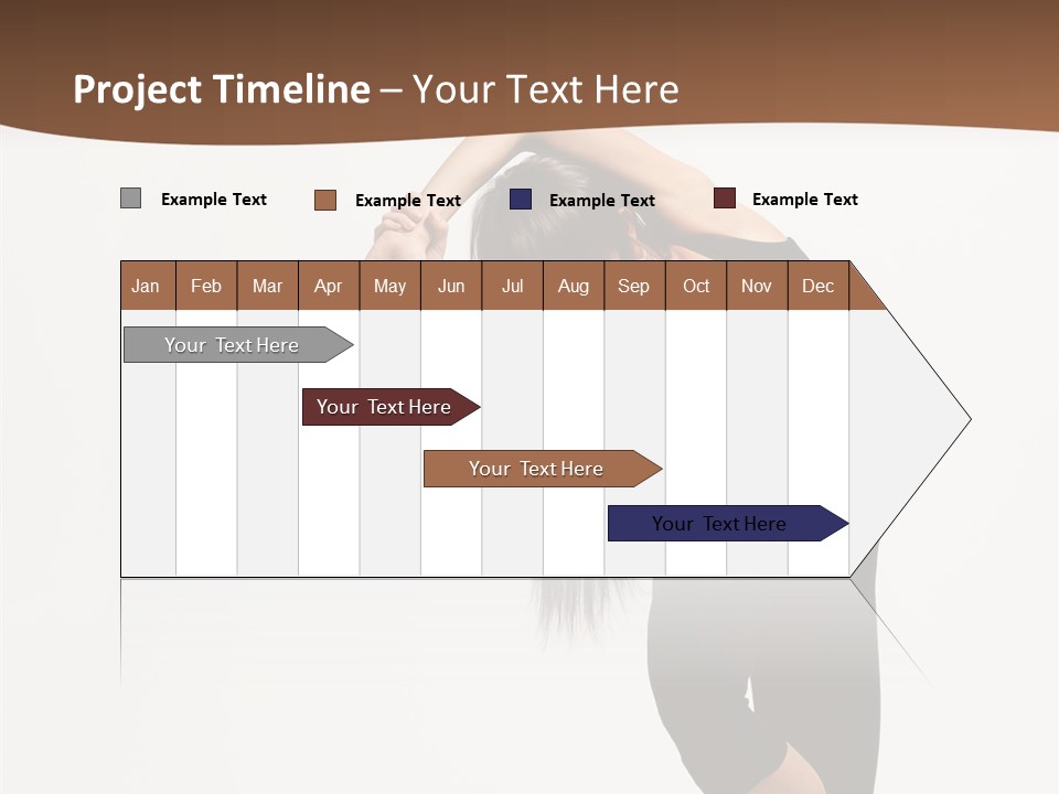 Beautiful Girl Stunt PowerPoint Template