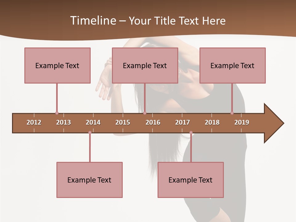 Beautiful Girl Stunt PowerPoint Template