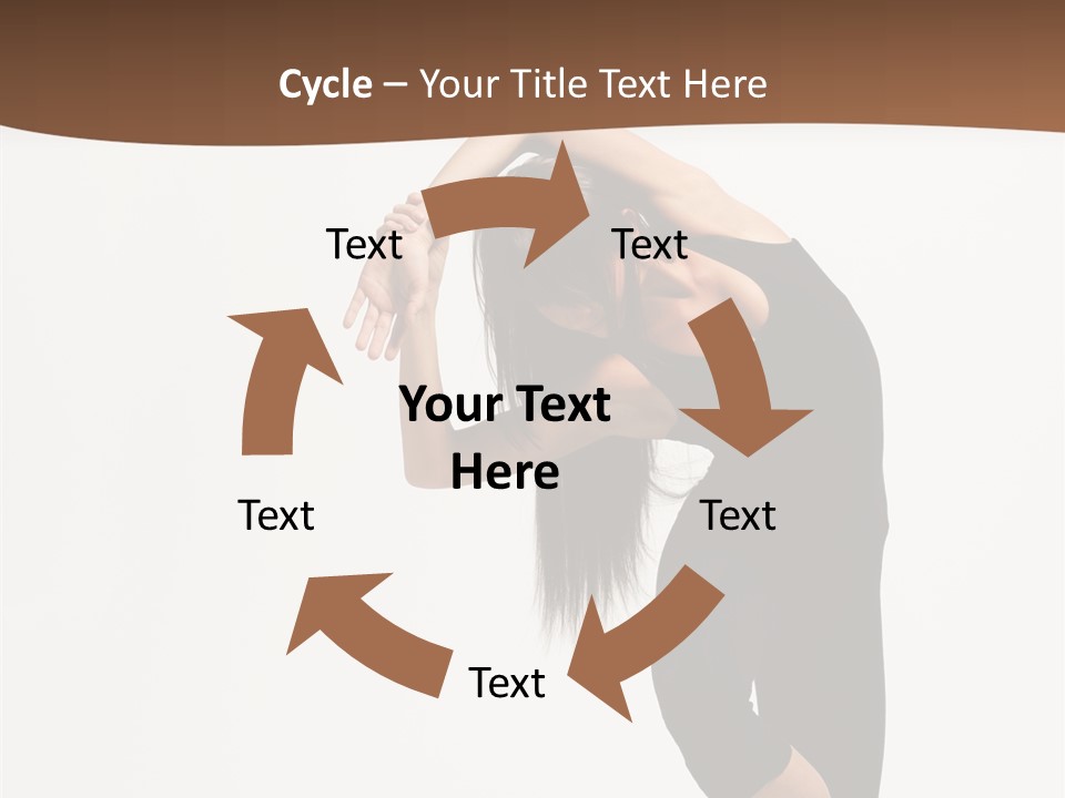 Beautiful Girl Stunt PowerPoint Template