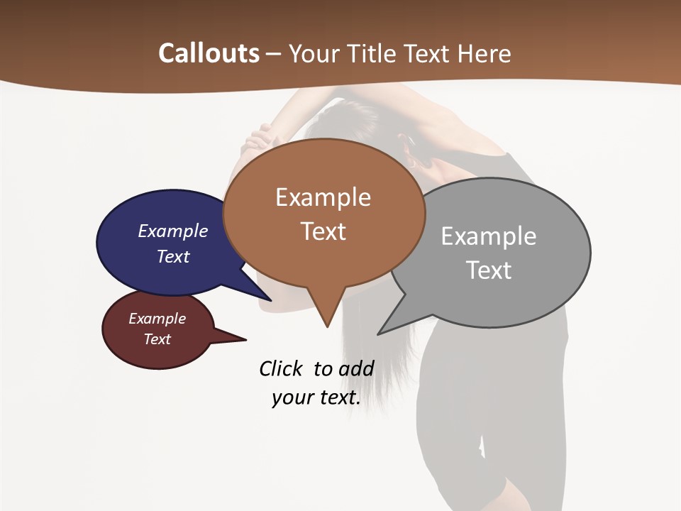 Beautiful Girl Stunt PowerPoint Template