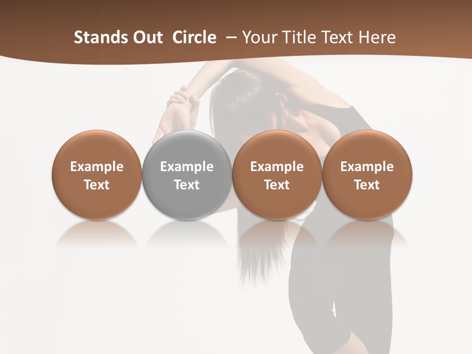 Beautiful Girl Stunt PowerPoint Template
