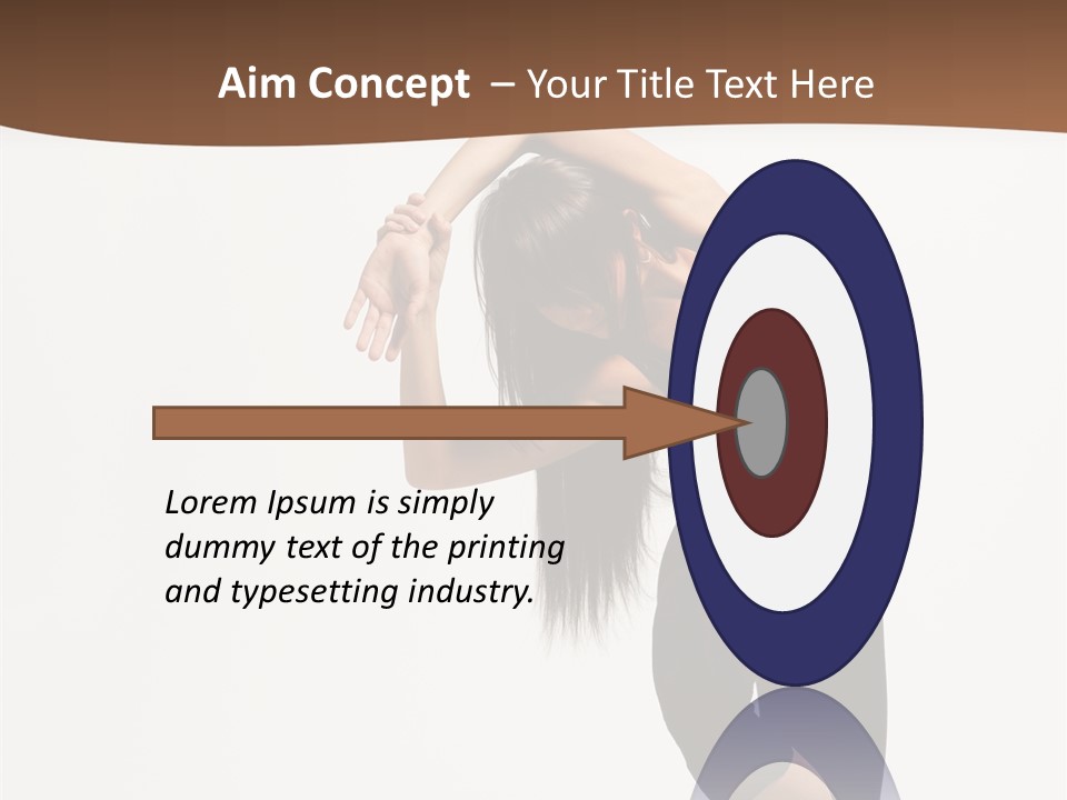 Beautiful Girl Stunt PowerPoint Template